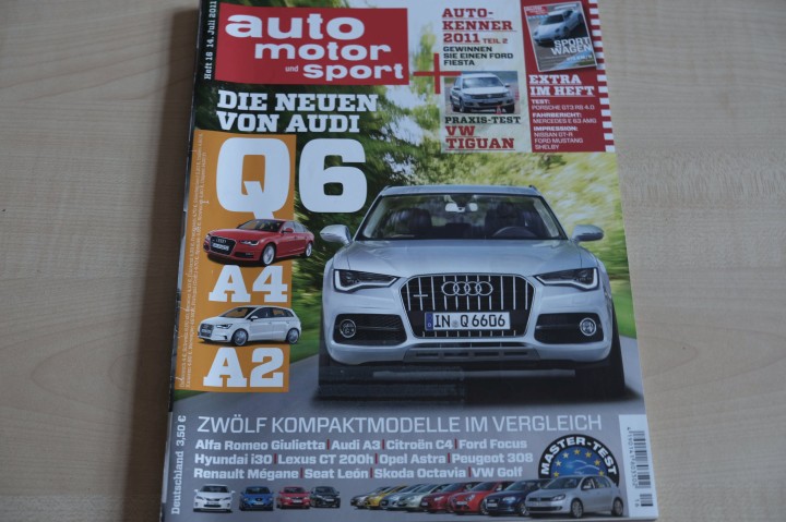 Deckblatt Auto Motor und Sport (16/2011)